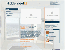 Tablet Screenshot of hiddenbed.sg